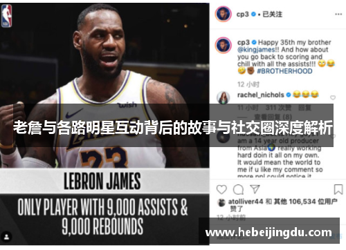 老詹与各路明星互动背后的故事与社交圈深度解析 老詹与各路明星互动背后的故事与社交圈深度解析